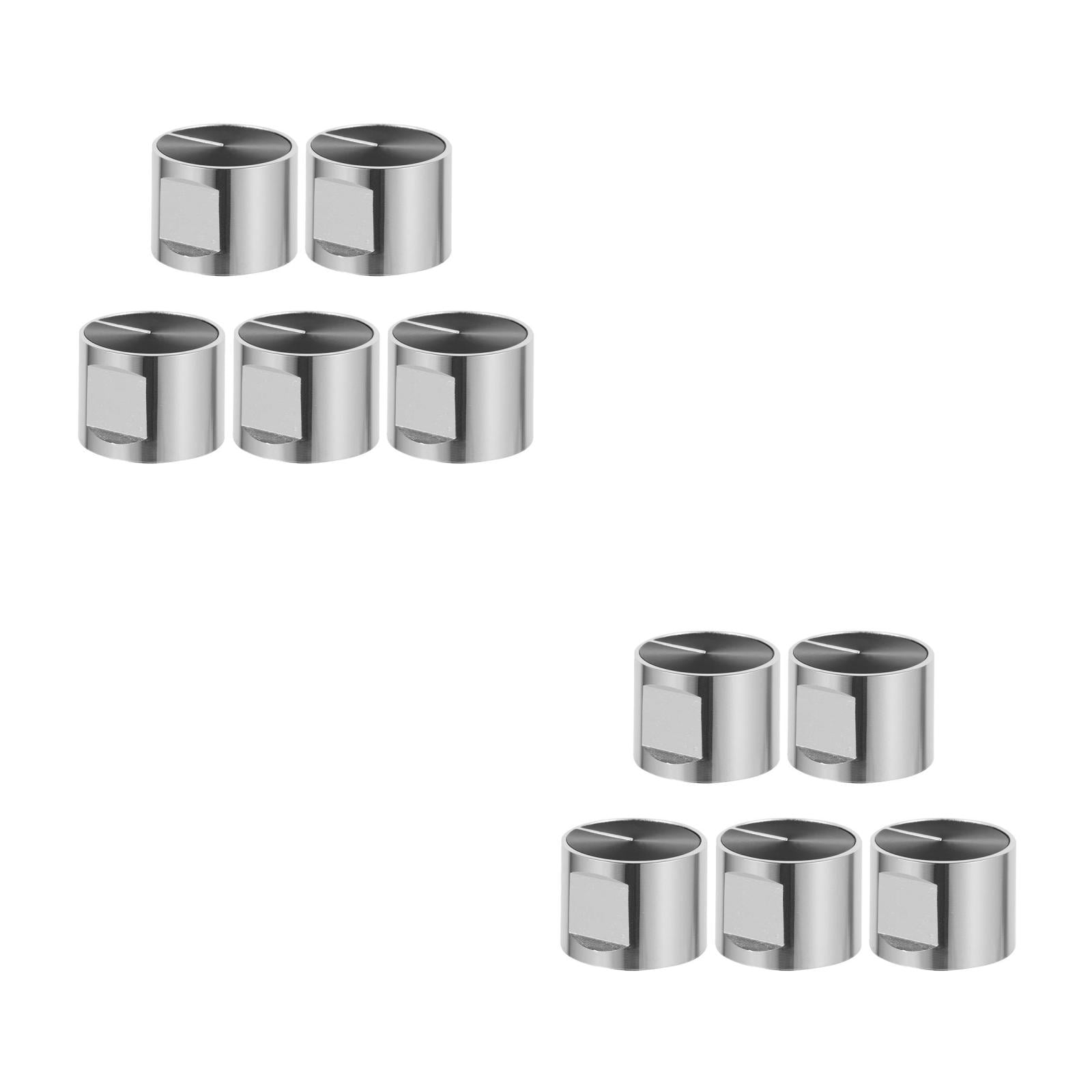 Raindrops 10-Pack Universal Metal Stove Control Knobs Replacement for Gas Cooktops Compatible with Most Gas Ranges Kitchen Accessories