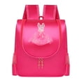thumbnail image 2 of Bolsa de ballet Mochilas de danza de ballet Bolsa de gimnasio portátil y ligera Mochila de ballet rojo, 2 of 9