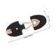 thumbnail image 2 of HEALEEP 1Par De Cuero Y Metal Para Ropa Decorativa En Color Negro, 2 of 6