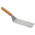 thumbnail image 1 of Winco TNH-70 7 1/4 Pouces x 3 Pouces Spatule avec Poignée en Nylon Orange, Acier Inoxydable, 1 of 1