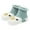 Green, variant on Gyujnb Fold Top Cartoon Animal Secure Grip Knit Ankle Socks (Baby),0-6 Months