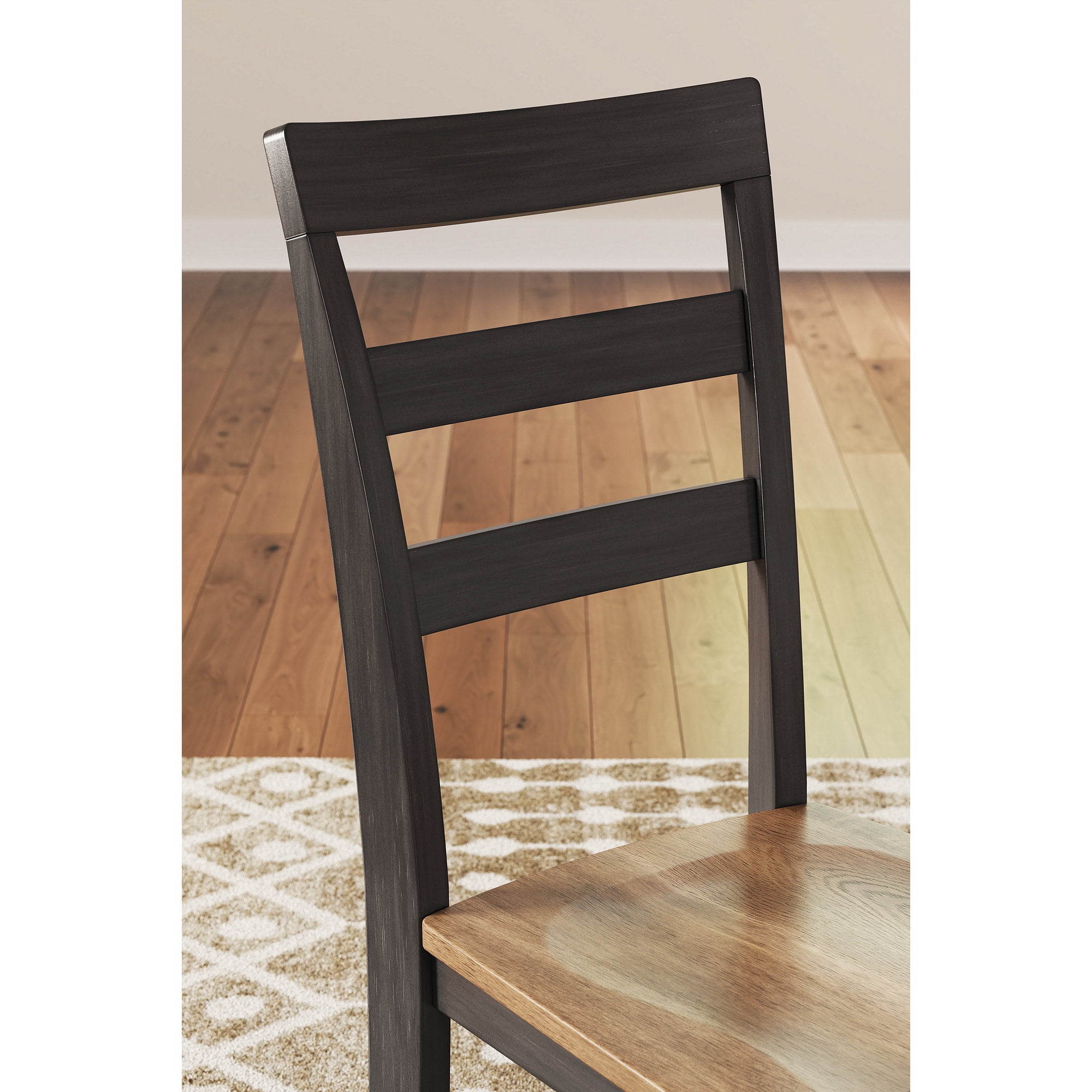Signature Design by Ashley Gesthaven Solid Wood Frame Dining Chair, Set of 2, Natural/Brown