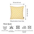 thumbnail image 5 of Geometric Diagram Square 18" Throw Pillow Cover, 5 of 5