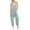 Light Green, variant on Womens Jumpers and Rompers Solid Color Casual Pocket Strap Jumpsuit Pantsuits Bodysuit