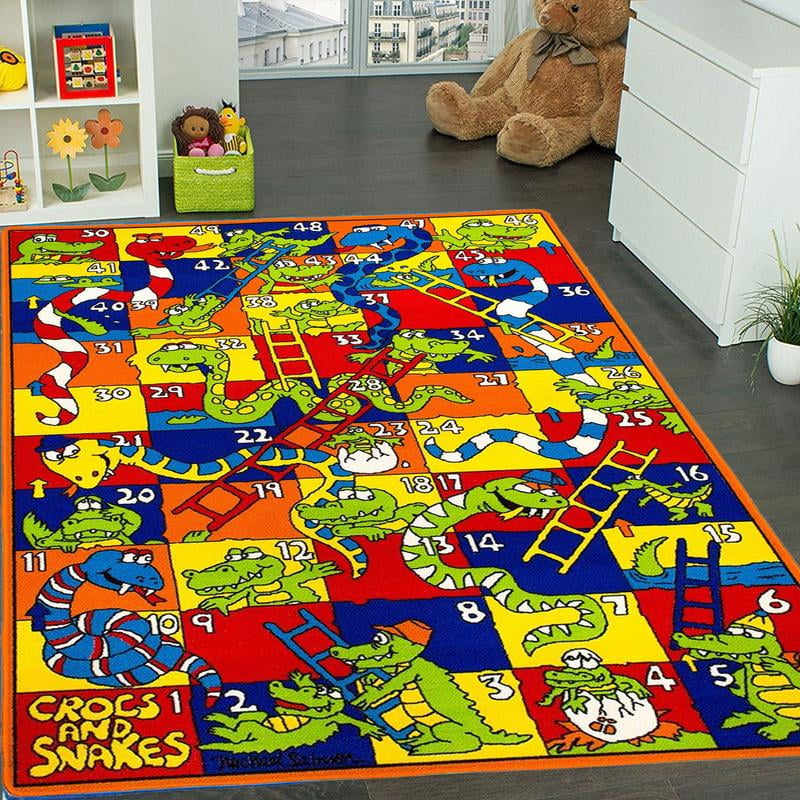 ALAZA Polar Bear Under Water Kids Carpet Playmat Rug 60x39 Inches for Living Room Bedroom Kids Room 