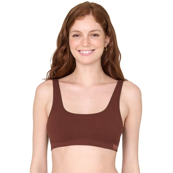 Kindly Yours Women’s Wire-Free Seamless Knit-Texture Bralette, Sizes S-XXXL