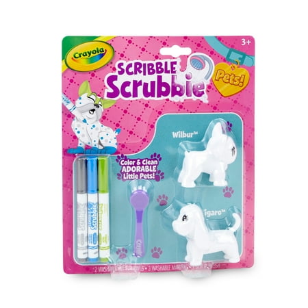 Crayola Scribble Scrubbie Dog Pack Kids Playset Ages 3+