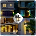 thumbnail image 7 of 2 Pack Motion Sensor Outdoor Wall Lights, Dusk to Dawn Lighting, Led Exterior Light Fixture, Anti-Rust Lantern for Front Porch, Waterproof Black Outdoor Wall Sconce for House Garage Patio, 7 of 7