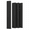 Matte Black, variant on Art3dwallpanel 4Pcs 94.5'' x 7.9'' Wood Slat Acoustic Panels, MDF 3D Wall Panel for Accent Wall Ceiling Office,Brushed Silver