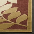 thumbnail image 2 of SAFAVIEH Martha Stewart Leafy Glade Floral Area Rug, Cinnamon Stick, 4' x 5'7", 2 of 3