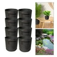 thumbnail image 2 of Pack of 8 Multipurpose Reusable Fabric Plant Pots Nonwoven Fabric Gardening Bags for Pond Vegetables Flowers Storage, 2 of 6