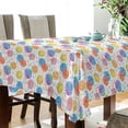 thumbnail image 3 of JSTEL Rainbow Basketball Table Cloth Rectangle 60 x 120 Inch Tablecloth Anti Wrinkle Table Cover for Dining Kitchen Parties, 3 of 6