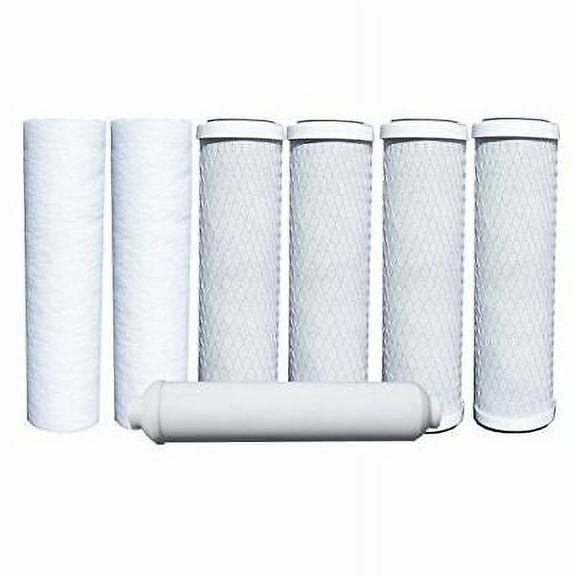 CFS Replacement Water Filters for Watts Premier WPRL-58 5-Stage Reverse Osmosis, 7 Pack