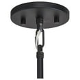 thumbnail image 4 of Woodbridge Lighting Shimmer 4-Light Metal and Glass Pendant in Black, 4 of 4