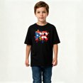 thumbnail image 2 of Boys Graphic T-Shirt Puerto Rico Flag PR Drip Graffiti Kids Tees 100% Cotton Short Sleeve Tops Ages 4-13Y, 2 of 4