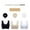 Multicolor, variant on 3pcs/Set Women Sexy Genie Bra with Pads Seamless Push up Bra Plus Size XXXXL Underwear Wireless Bra Black/White/Nude