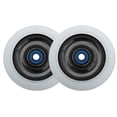 thumbnail image 1 of Metal Core Scooter Wheels 100mm BLACK/WHITE Heavy Duty for RAZOR Aluminum Pair, 1 of 1