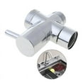 thumbnail image 4 of Shower Diverter With Smooth Quarter-Turn Valve Operation, Solid Brass Core Ensures Durability, Universal G1-2 Interface For Widespread Compatibility, Chrome Plated Finish Resists, 4 of 4