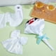 thumbnail image 4 of Cinta de raso blanca ancha de 6 pulgadas x 32 yardas, cinta lisa para exteriores, cintas navideñas, 4 of 9