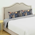 thumbnail image 3 of Yayeee Pillowcase King Size Set of 2 Satin Wrinkle Resistant Pillow Case, Watercolor Astronaut, 3 of 8