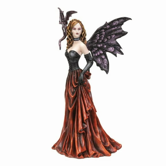 Pacific Giftware Fairy with Dragon Figurine, Multicolor