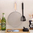 thumbnail image 2 of Yeacher Stainless Steel Splatter Screen with Fine Mesh Wooden Grip Handle Kitchen Accessories for Frying, 2 of 8