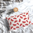 thumbnail image 5 of Yiaed Watermelon Print Brushed Microfiber Envelope Pillowcases, Standard,Envelope Closure Pillow Cases(No pillow core)-14"x20", 5 of 6