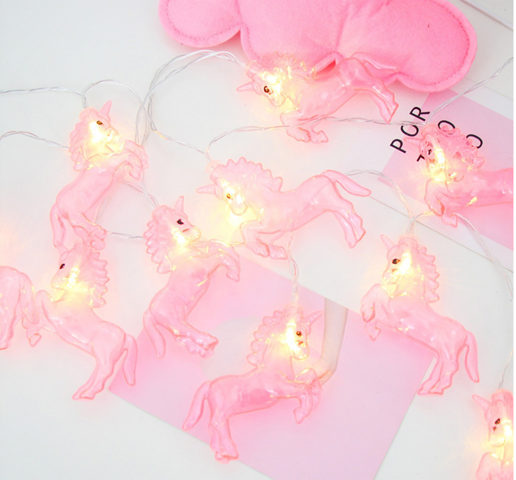 Creative Motion BatteryOperated Pink Unicorn String Light (10 LED