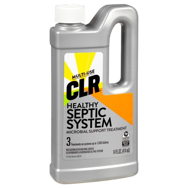 CLR Dual Use Industrial Strength Septic Treatment And Drain Care, 14 Oz