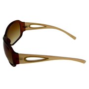 Esprit Sunglass Beige Brown Soft Rectangle Plastic, Brown Gradient 19394 535
