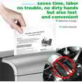 thumbnail image 6 of Paper Shredder Lubricant Sheets,12 Sheets Paper Shredder Sharpening and Lubricant Sheets,H 5.98 "X W 8.46",Dosage Version,Comes with 1 6.6 Gallon Garbage Bag, 6 of 7