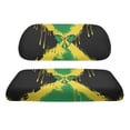 thumbnail image 6 of Garronmavis Jamaica Flag Style Golf Cart Seat Cover Replacement Soft and Comfort Golf Cart Elastic Seat Covers Universal Fit All Brand Decor Accessiores for Four Seasons, 6 of 6