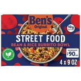 Ben's Original Street Food Bean & Rice Burrito Bowl, 9 oz., 4 pk.