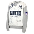 thumbnail image 2 of Youth Outerstuff  Cream/Gray New York Yankees Big League Power Hit Fleece Sweatshirt, 2 of 3