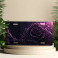 thumbnail image 4 of 1 Pcs 2D Flat License Plate Covers & Frames, Purple Rose For Decorative Front, Waterproof For Decoration Aluminum License Plate Covers & Frames Cover For Men Women, 12" X 6", 4 of 6