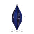 thumbnail image 3 of Vickerman MC191131D 10 in. Midnt Blue Candy Glitter Shuttle Ornament - 2 per Bag, 3 of 3