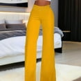 thumbnail image 2 of MORTTIC Women's Transparent Mesh Patchwork High Waist Pants With Elegant Cross Detail, Solid Color Fashion Trousers, 2 of 4