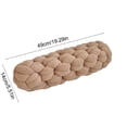 thumbnail image 3 of Chunky Braided Long Throw Pillow,Thick Knotted Tube‑Shaped Cushion,Soft Plush Decorative Bolster Pillow for Sofa Couch Bed Home Interior Layout,19"(Khaki), 3 of 6