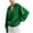 Green, variant on QIPOPIQ Womens Sweaters Clearance Drop Shoulder Sweater Casual Solid Long Sleeve Thick Knit V-Neck Sweater Coat Knitwear Blue M