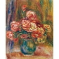thumbnail image 2 of Pierre-Auguste Renoir 15x18 Black Ornate Wood Framed Double Matted Museum Art Print Titled - Vase of Roses (C. 1890-1900), 2 of 5