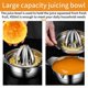 thumbnail image 3 of Lemon Squeezer with Container,Food Grade 304 Stainless Steel Citrus Juicer Manual,Robust Orange Squeezer,Hand Fruit Press,Manual Citrus Press for Lemo, 3 of 5