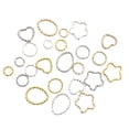 thumbnail image 1 of Pendientes Hugo DIY Charms Anillos de aleación 96pcs Colgantes Forma Estrella, 1 of 9