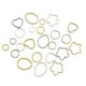 thumbnail image 1 of Pendientes Colgantes DIY Fernando aleación anillos estrella 96 piezas, 1 of 8
