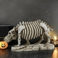 thumbnail image 4 of Halloween Decorations Halloween Hippo Skeleton Spooky Skeleton,Resin Animal Skeletons Bones with Posable Joints,Creepy Animal Bones for Halloween Indoor Outdoor Decor Props, 4 of 8