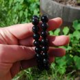 thumbnail image 4 of K-KED Natural Rainbow Obsidian Stone Beaded Bracelet Gemstone Stretch Bracelet-6 mm, 4 of 6