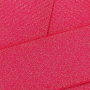 Hairbow Center Christmas Shocking Pink Polyester Dazzle Glitter Grosgrain Ribbon, 180" x 0.37"