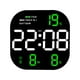 thumbnail image 3 of Reloj de pared digital con pantalla grande y temporizador de cuenta regresiva de 12 h y 24 h LED de escritorio Pantalla verde, 3 of 9