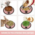 thumbnail image 5 of 2Pcs/3Pcs Cat Bowls Non-Slip Stainless Steel Small Cat Food Bowls Unbreakable Thicken Cat Feeder 7 Oz Cat Dishes Suitable for Indoor Small Pets Removable Rubber Base Easily Clean, 5 of 6