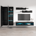 thumbnail image 4 of Fly A4 34TV Wall Mounted Floating Modern Entertainment Center, 4 of 5