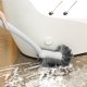 thumbnail image 1 of Ganfancp Escobillero de Mango Largo Limpiador de Inodoro Sin Ángulo Muerto Cepillo Doméstico Escobillero Suelo Pared Colgante Escobillero de Baño Artículos En Liquidación Escobillero con Mango Largo*, 1 of 6